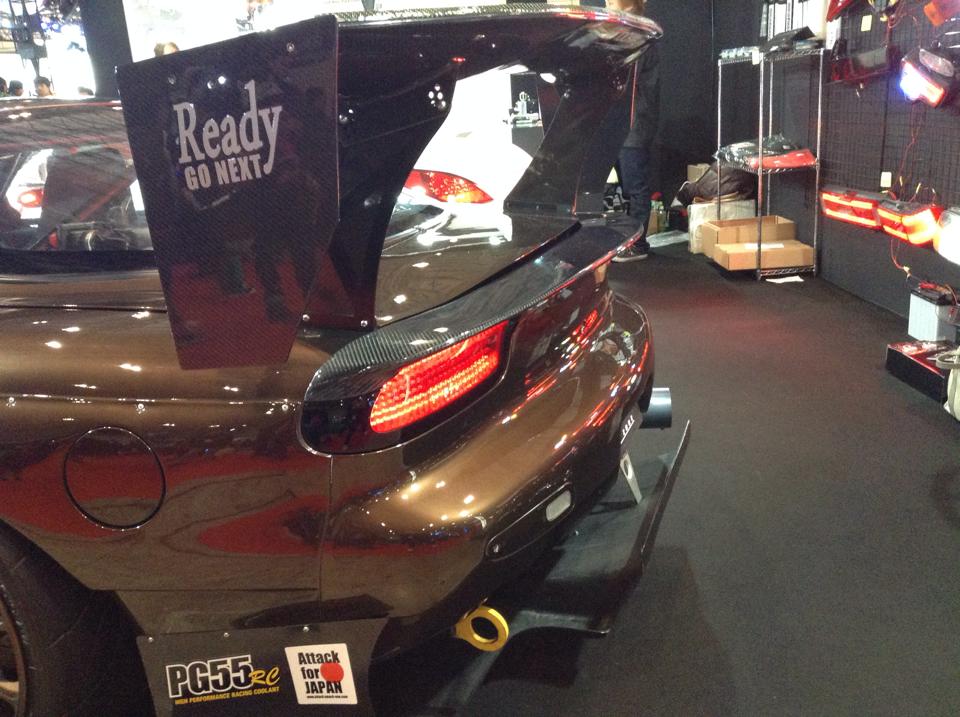 Car Shop Glow original Rear Duck tail RX7 FD3S Make of wet carbon ...
